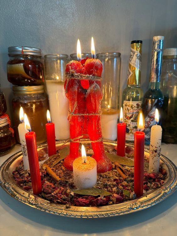 Ritual de endulzamiento con miel y hierbas para pareja distante